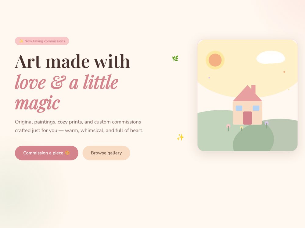 Meg's Art website